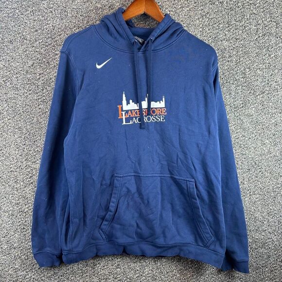 Nike Other - Nike Men's Blue and Navy Hoodie